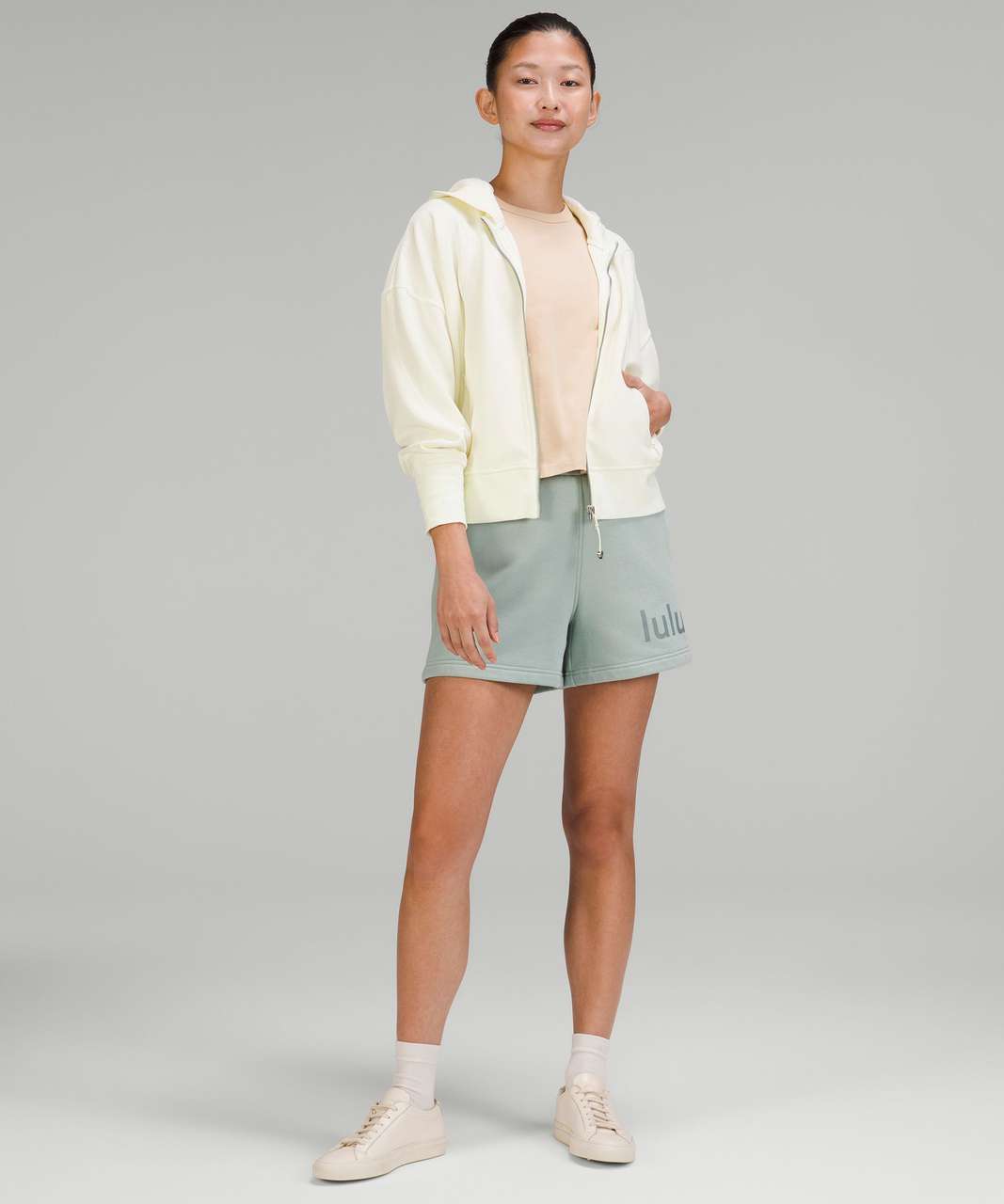 Lululemon Softstreme Pocketed Hoodie - Lemon Sorbet - lulu fanatics