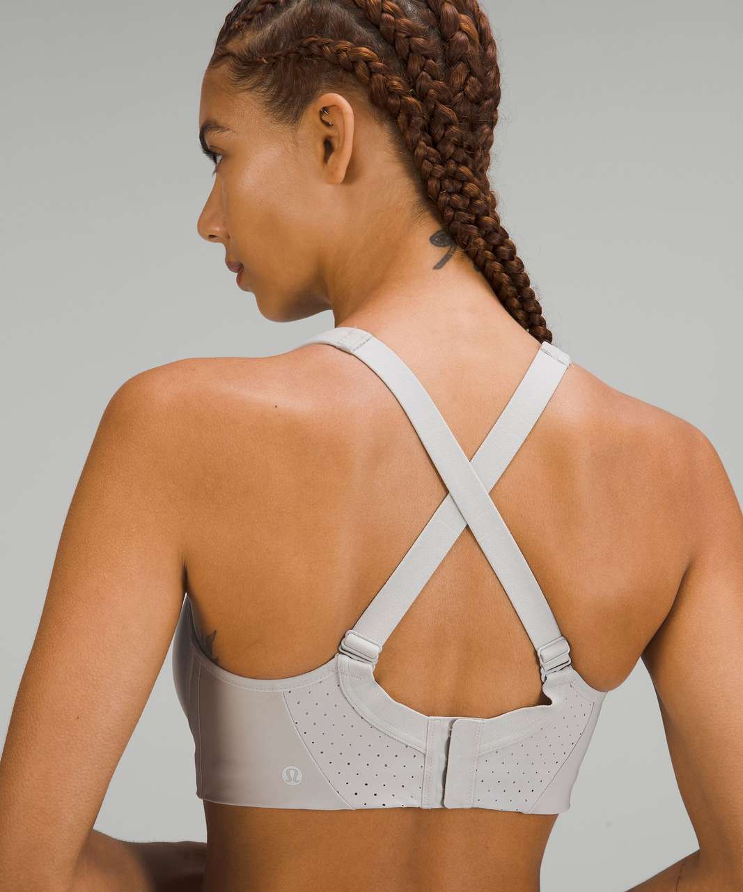 Lululemon Run Times Bra *High Support, B–E Cups - Jade Grey - lulu