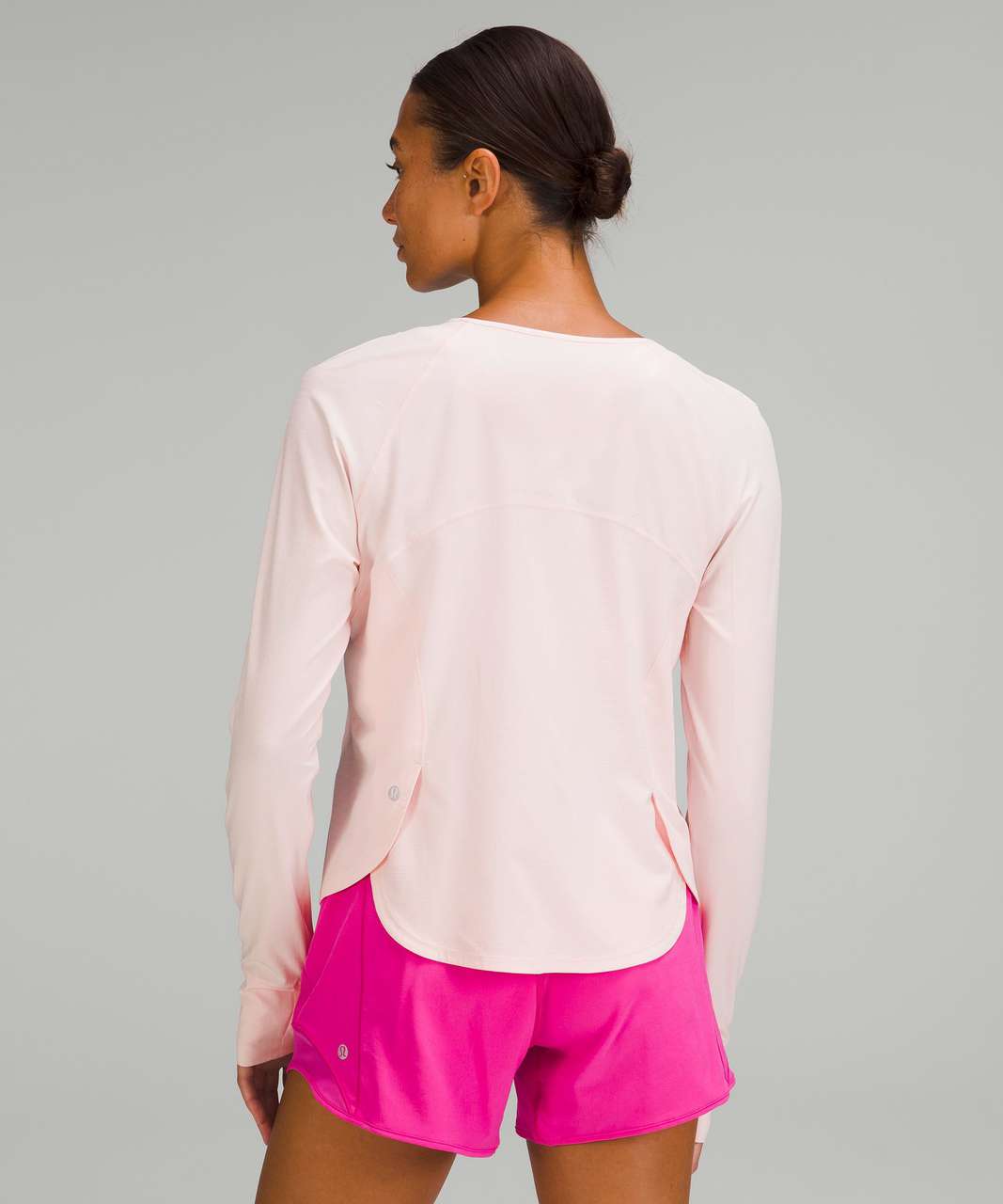 Lululemon Lightweight Stretch Running Long Sleeve Shirt - Strawberry Milkshake