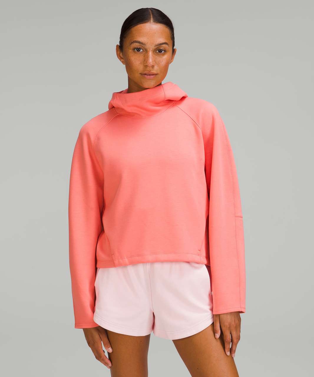 Lululemon AirWrap Modal Pullover Hoodie - Raspberry Cream