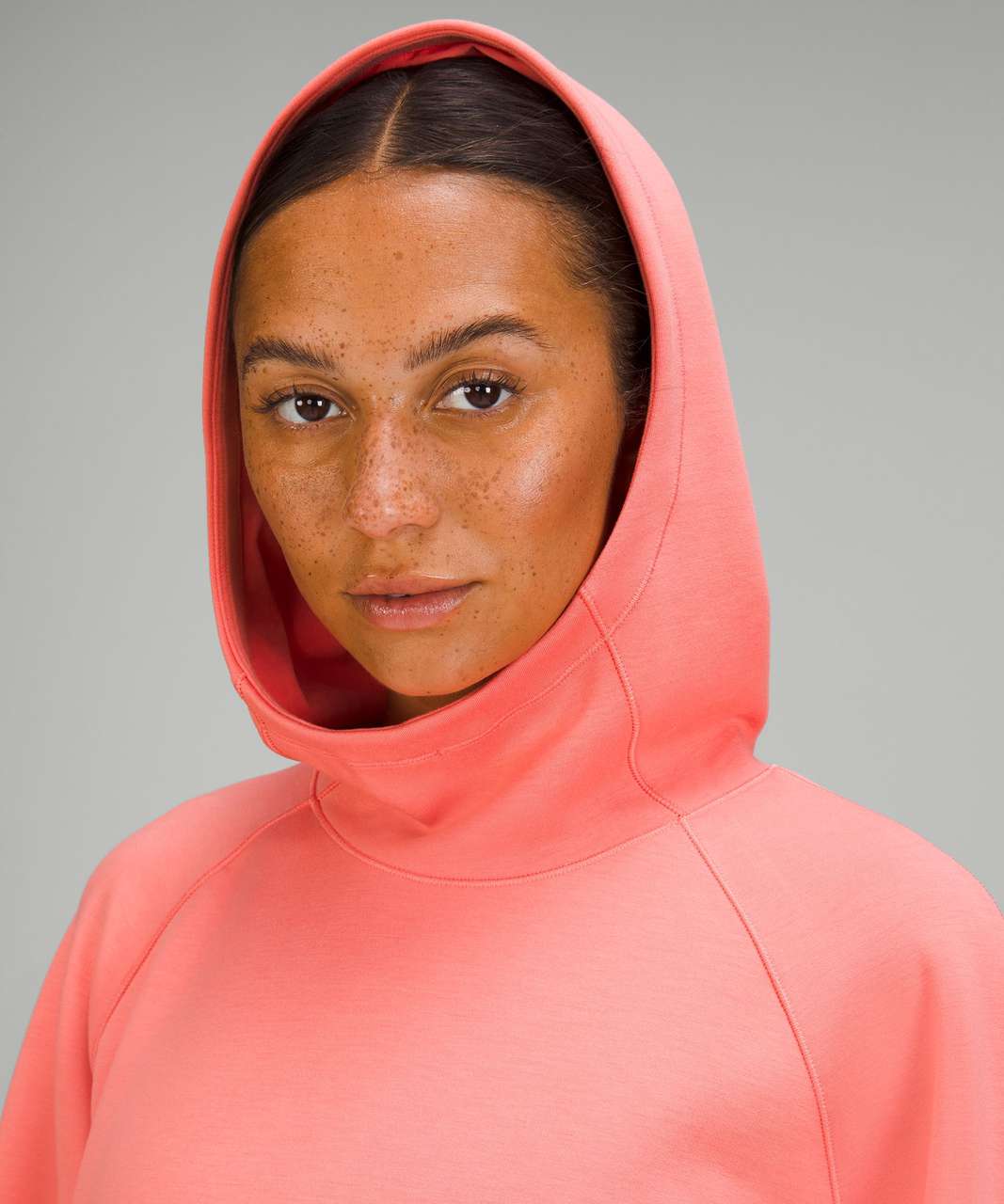 Lululemon AirWrap Modal Pullover Hoodie - Raspberry Cream - lulu fanatics