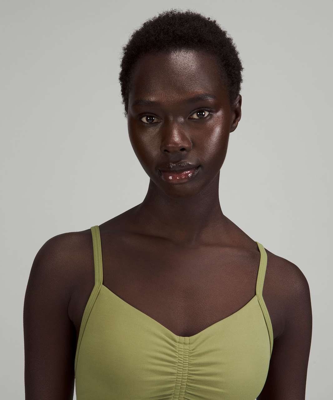 Lululemon Nulu Front-Gather Yoga Bra *Light Support, B/C Cup - Bronze Green  - lulu fanatics