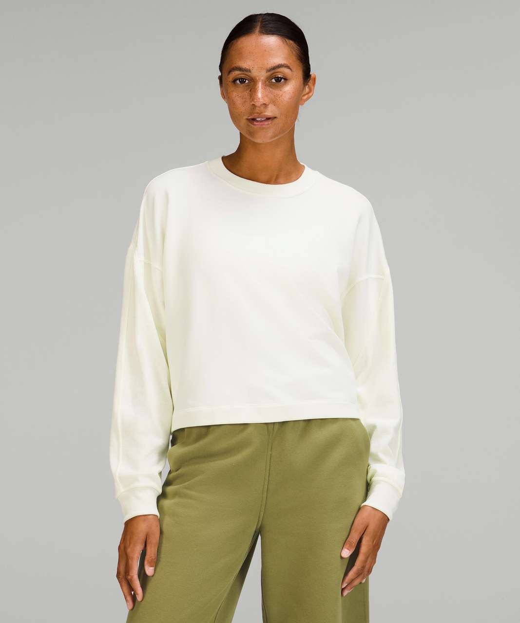 Lululemon Modal Fleece Pullover - Lemon Sorbet