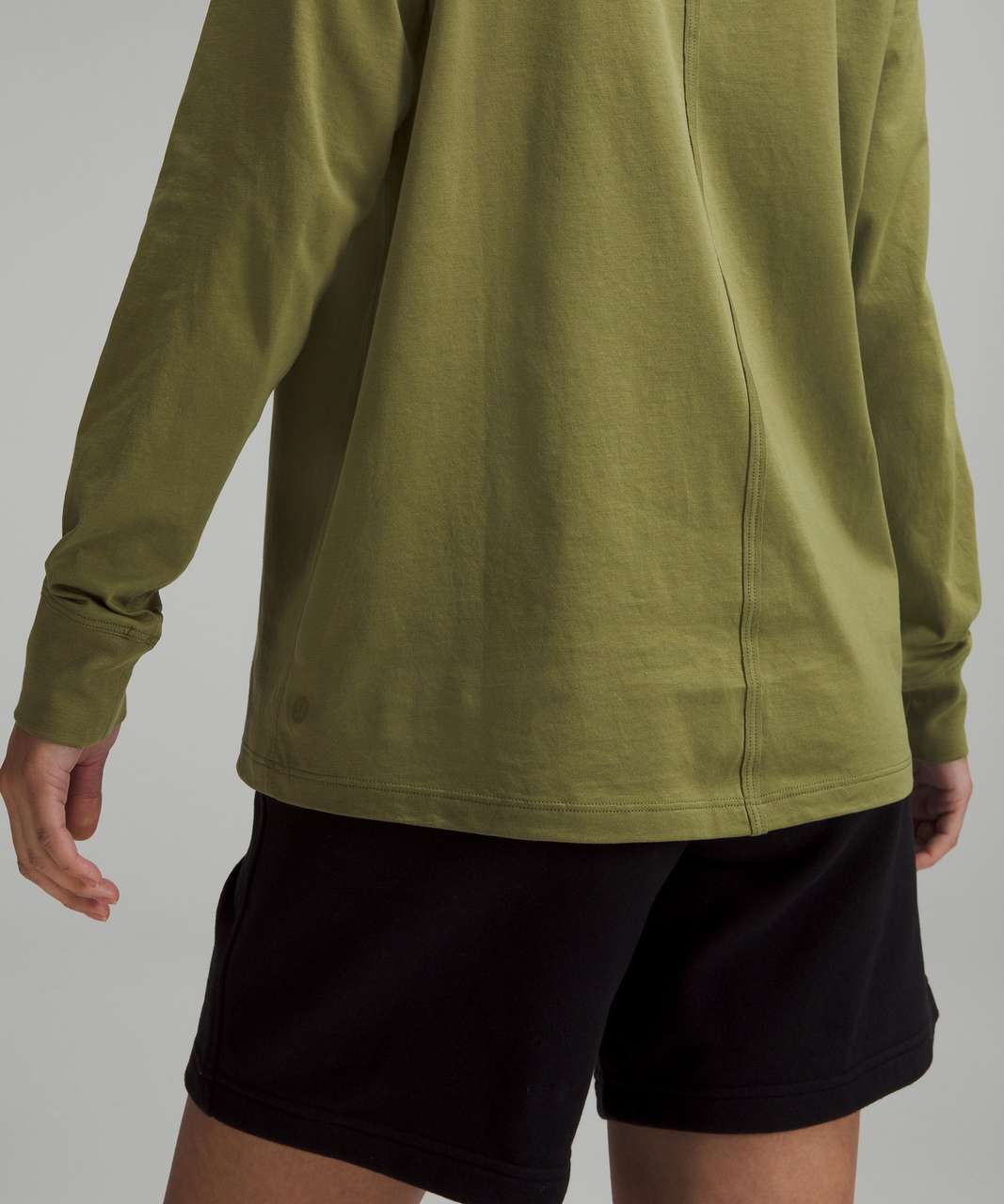 Lululemon All Yours Cotton Long Sleeve Shirt - Bronze Green