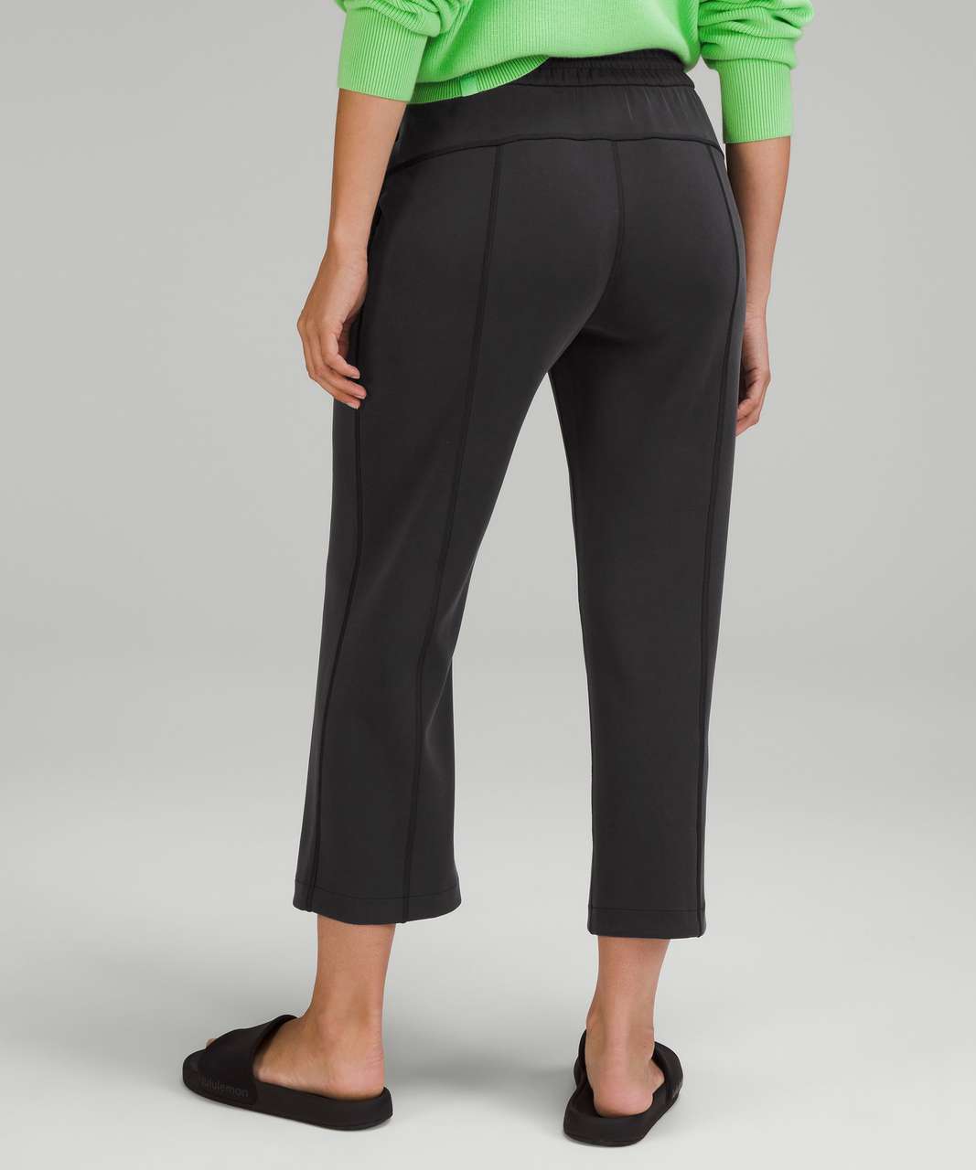 Lululemon Softstreme High-Rise Straight Leg Crop - Black - lulu