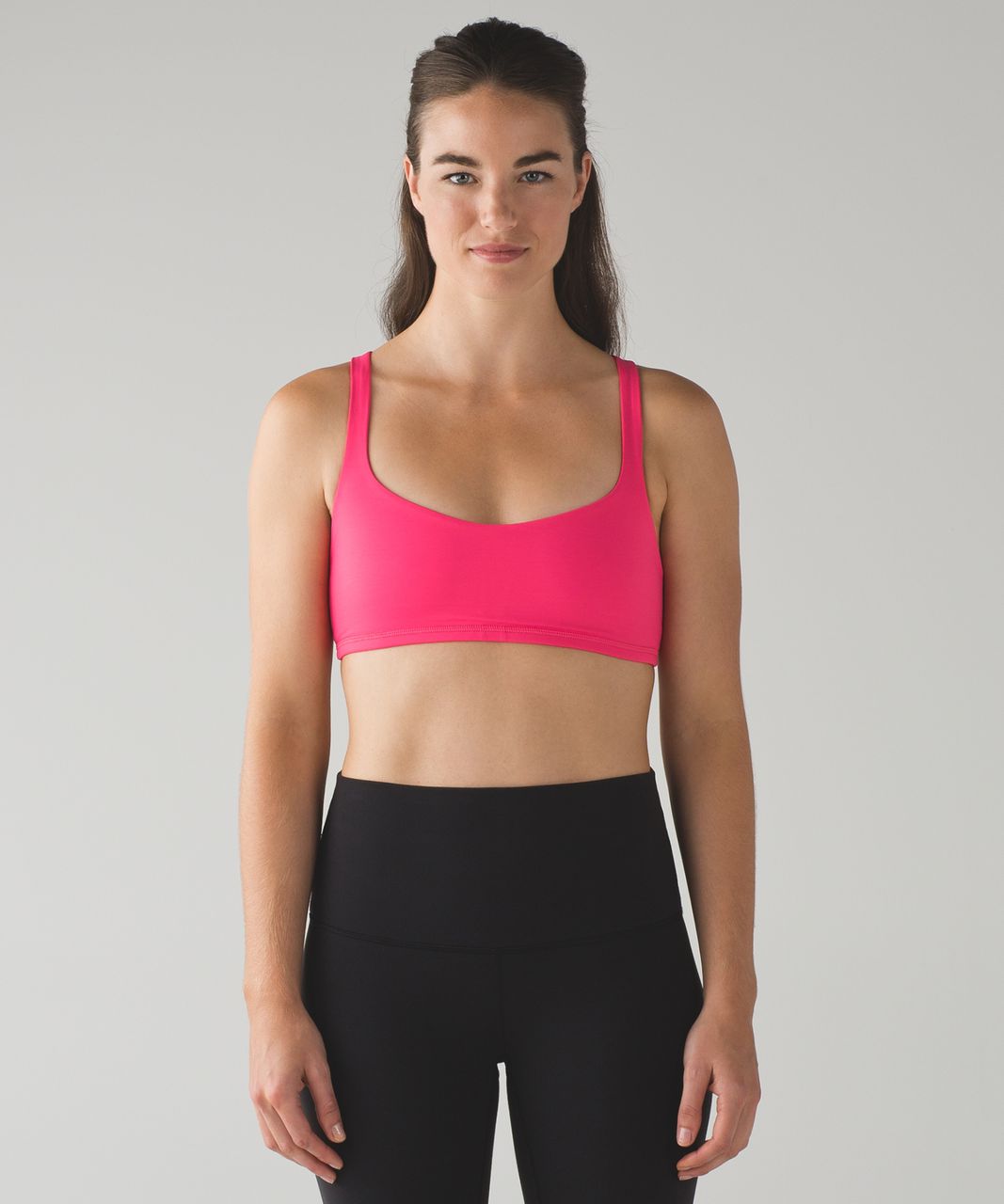 Lululemon Free To Be Bra Wild High Neck Size 10 A/B Cup Faint Coral FNTC  75030