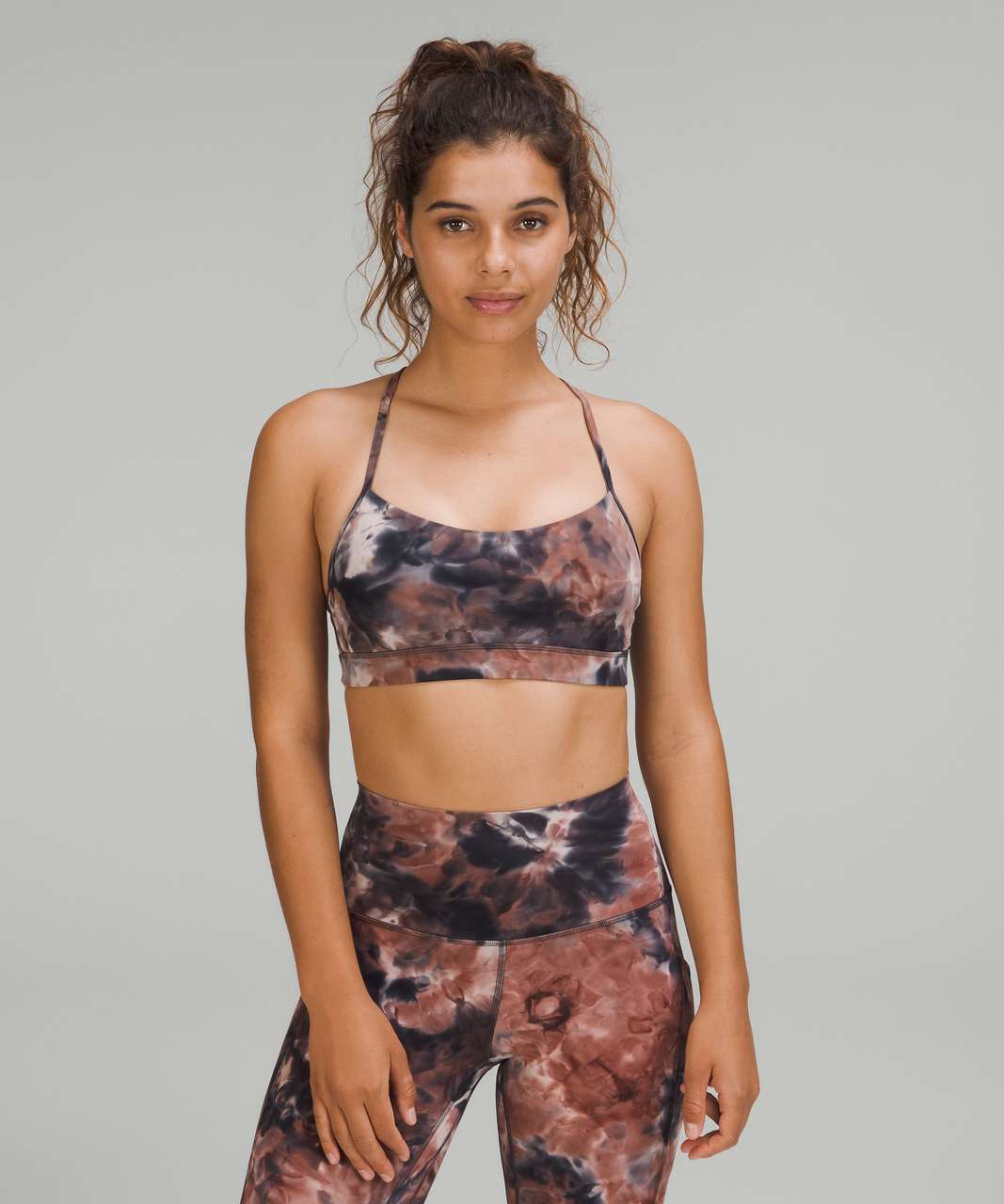 Lululemon Flow Y Bra Nulu *Light Support, B/C Cup - Diamond Dye