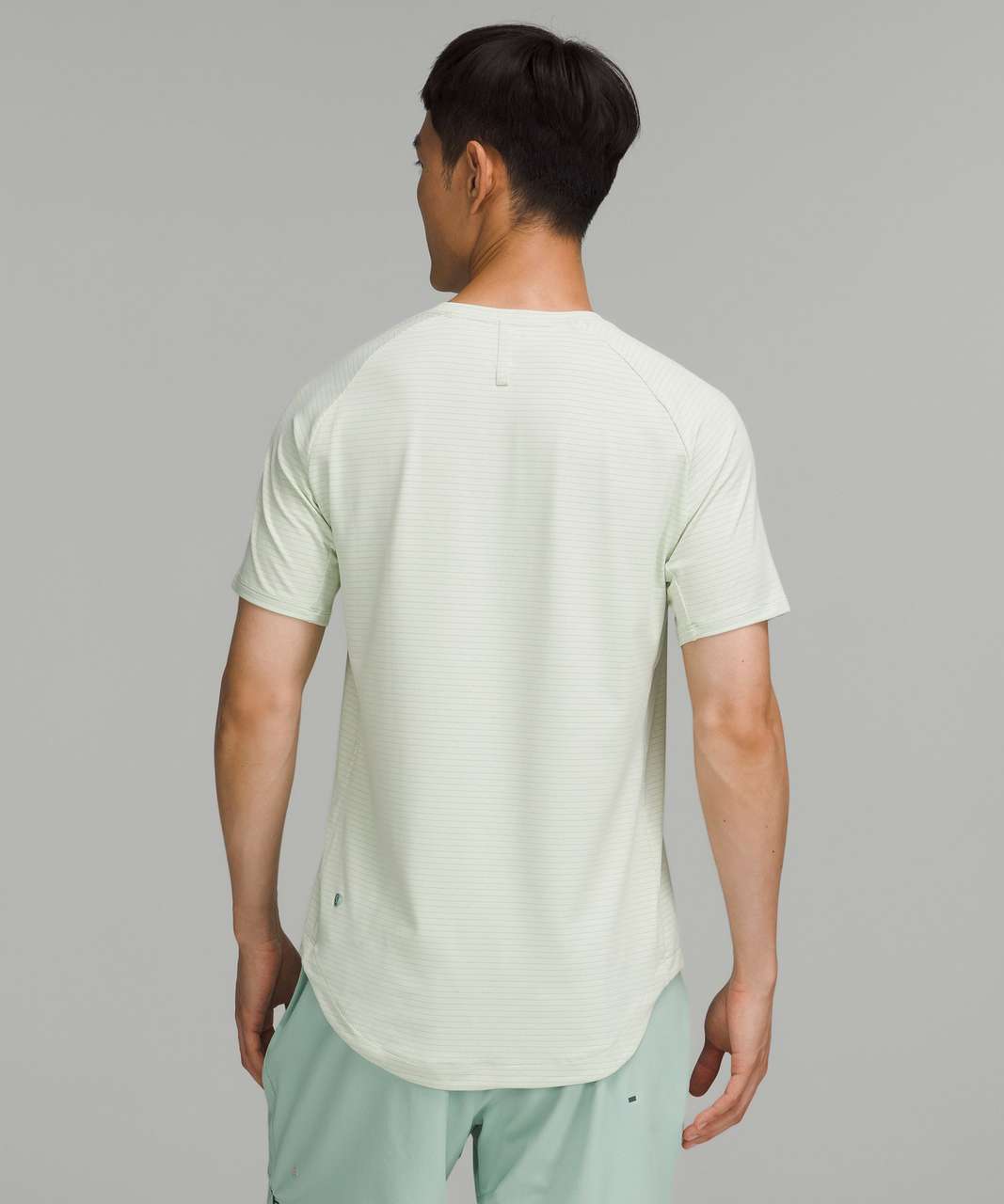 Lululemon Drysense Training Short Sleeve Shirt - Heathered Arctic Mint