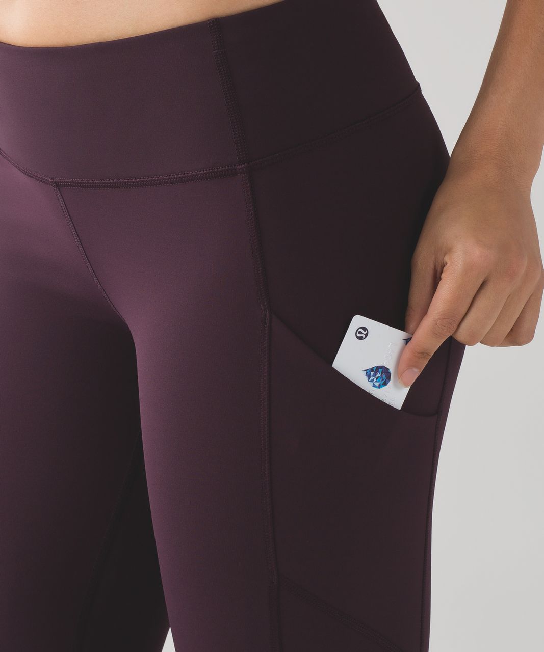 Lululemon Speed Tight V (Brushed) - Black Cherry