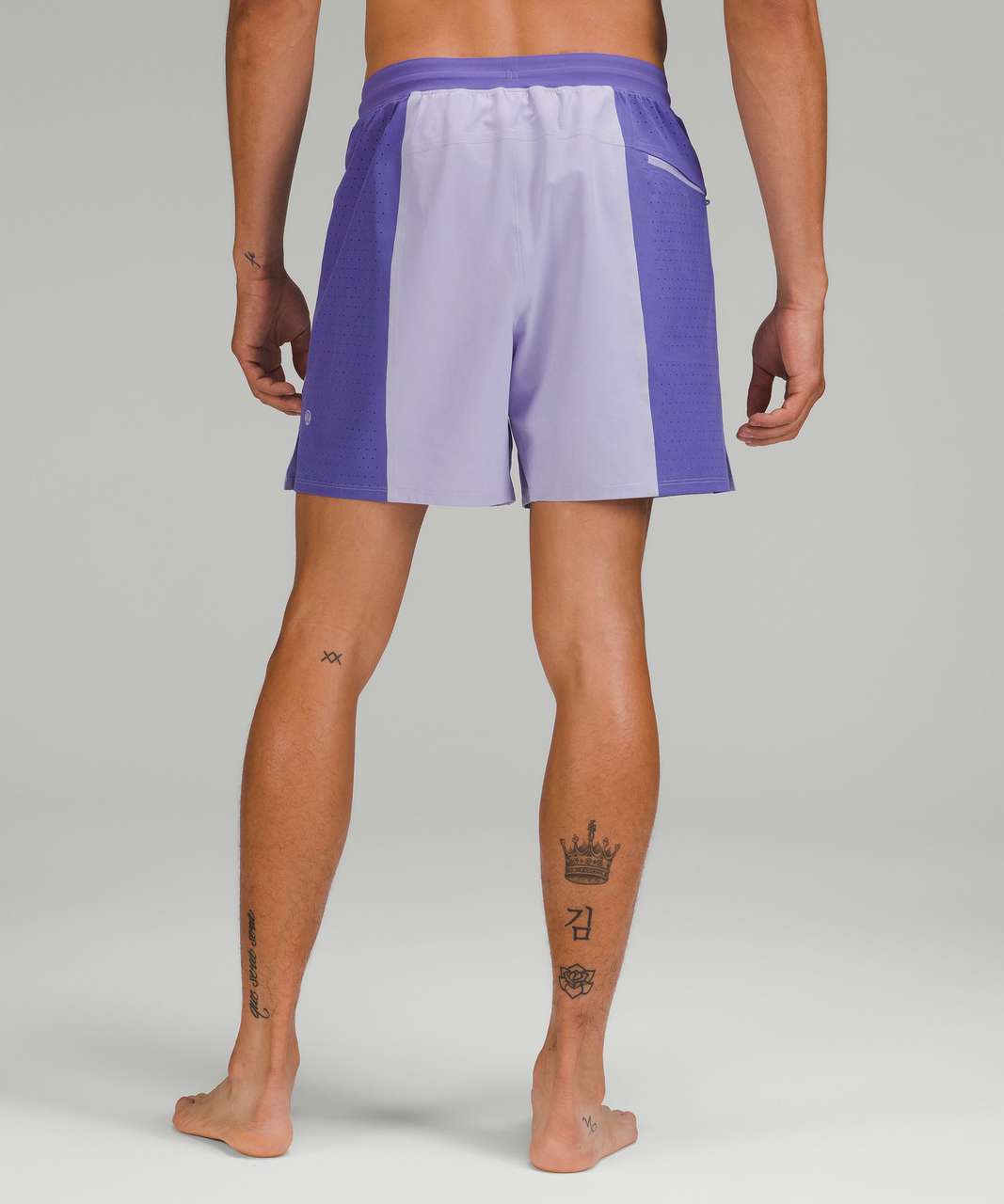 Lululemon Active Swim Short 6 - Lilac Smoke / Charged Indigo - lulu  fanatics