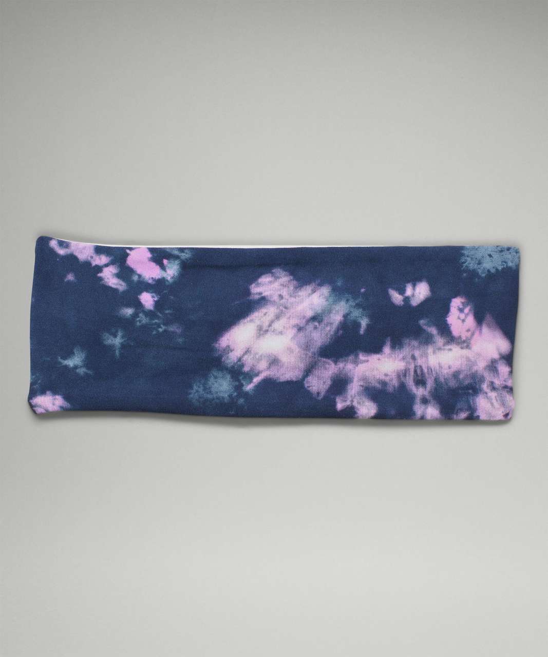 Lululemon Fringe Fighter Nulu Headband - Circulate Tie Dye Mineral Blue Multi / Strawberry Milkshake