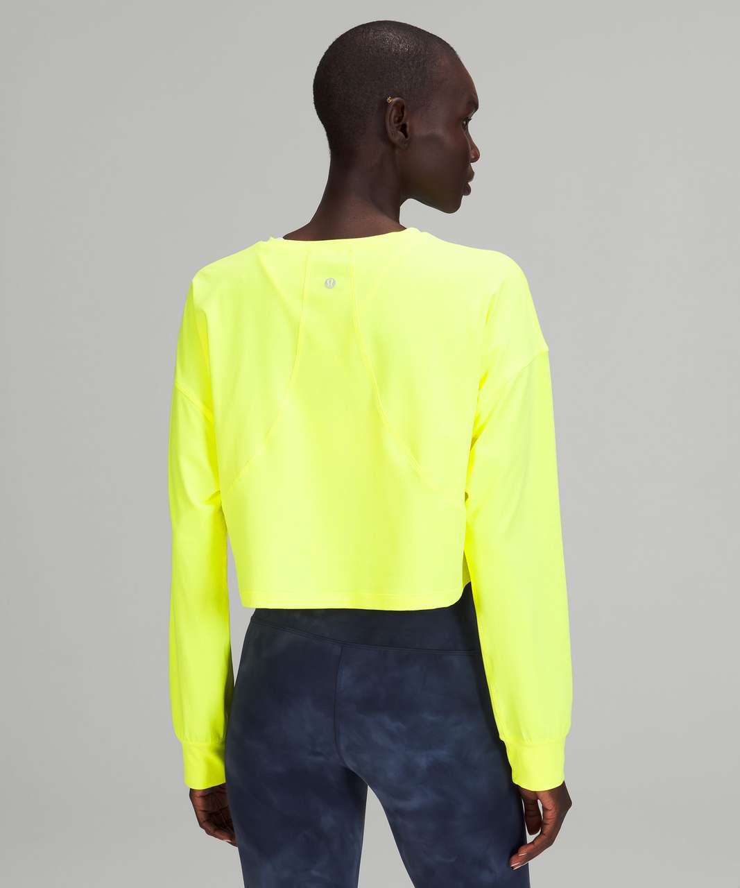 Lululemon Muscle Love Long Sleeve Shirt *Motif - Electric Lemon