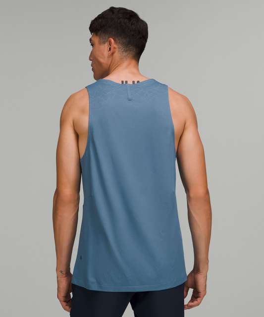 Lululemon Textured Training Tank Top - Landscape Camo Smoky Topaz