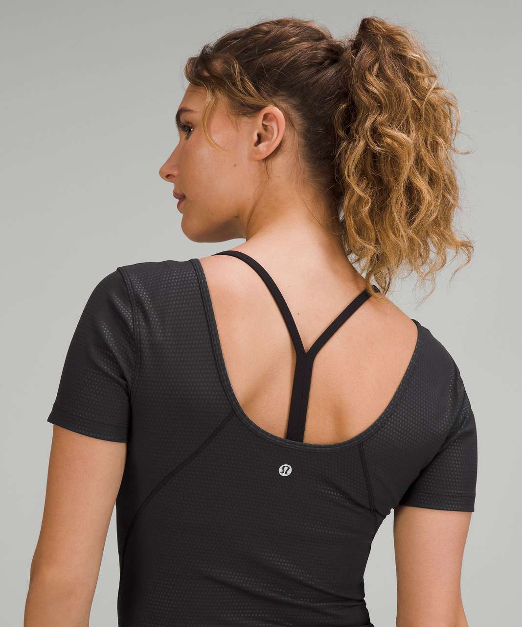 Lululemon Align T-Shirt - Polka Squat Emboss Black