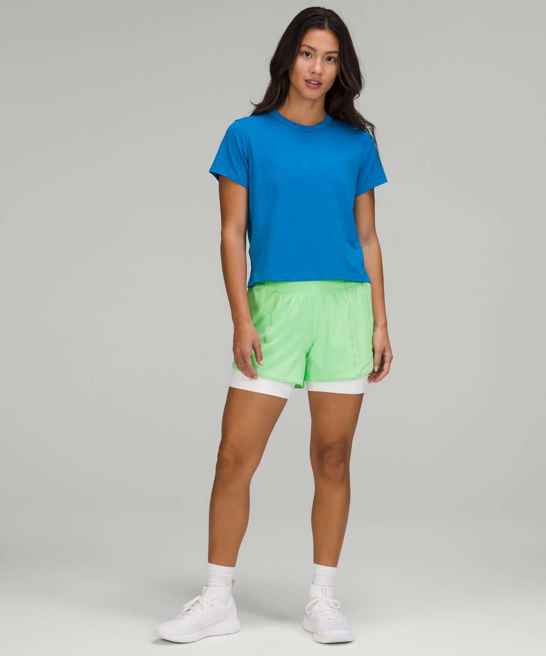 Lululemon Classic-Fit Cotton-Blend T-Shirt - Poolside