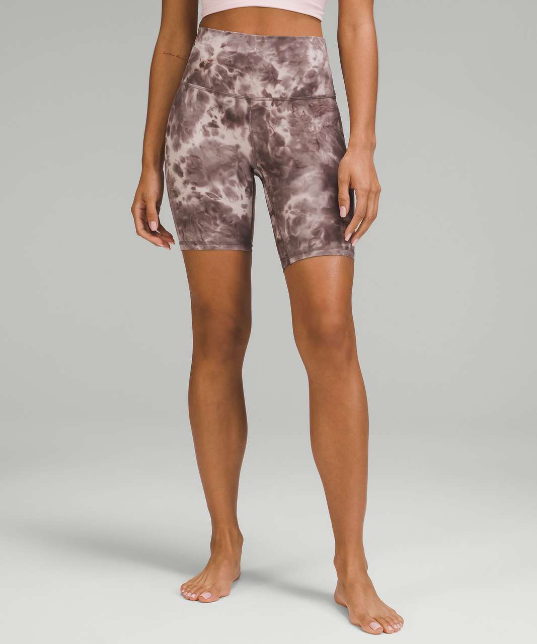 Lululemon Align High-Rise Short 8 - Diamond Dye Mink Bery Lunar Rock  Shadow Grey - lulu fanatics