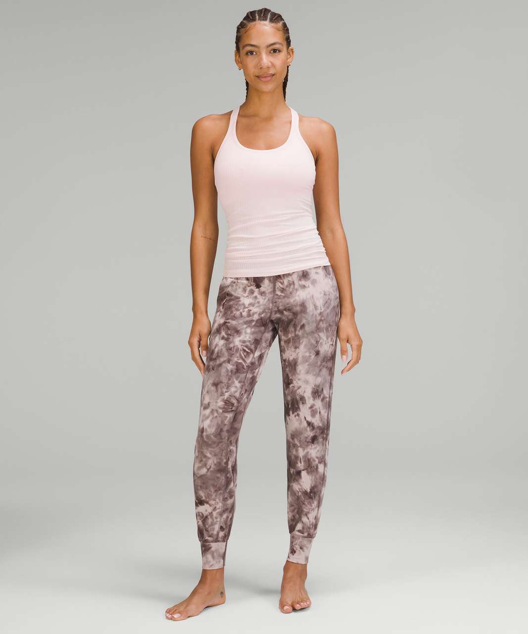 Align joggers in Lunar Rock in size 8 while wearing my size 12