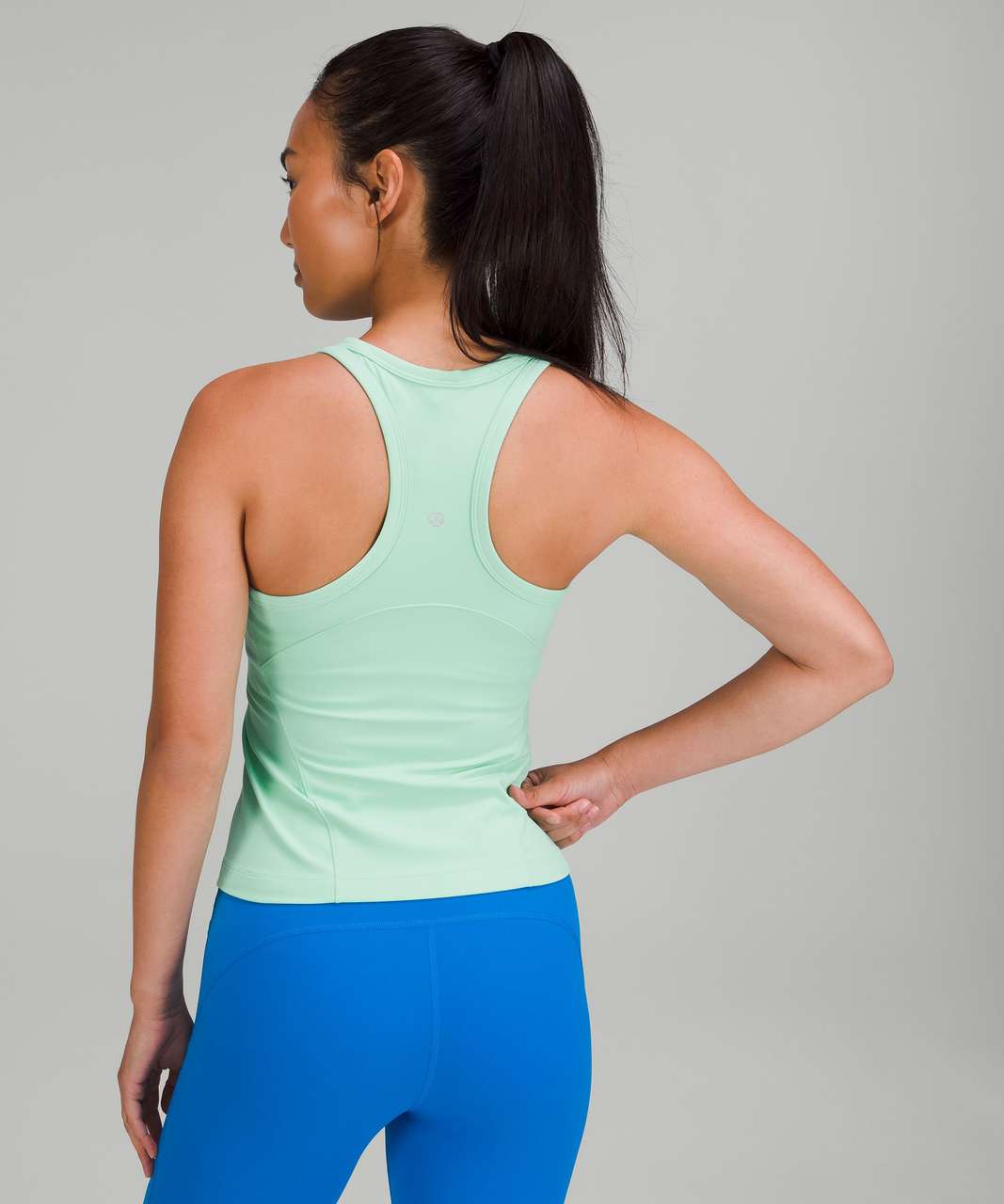 Ω Lululemon Tank, Pistachio Mint Green Color, Drawstring Waist