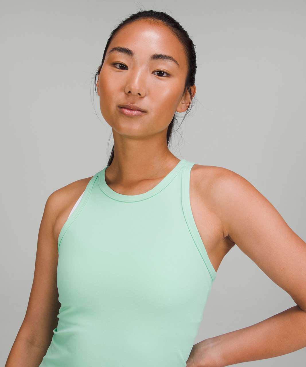 I was able to score the wild mint high neck align tank on markdown