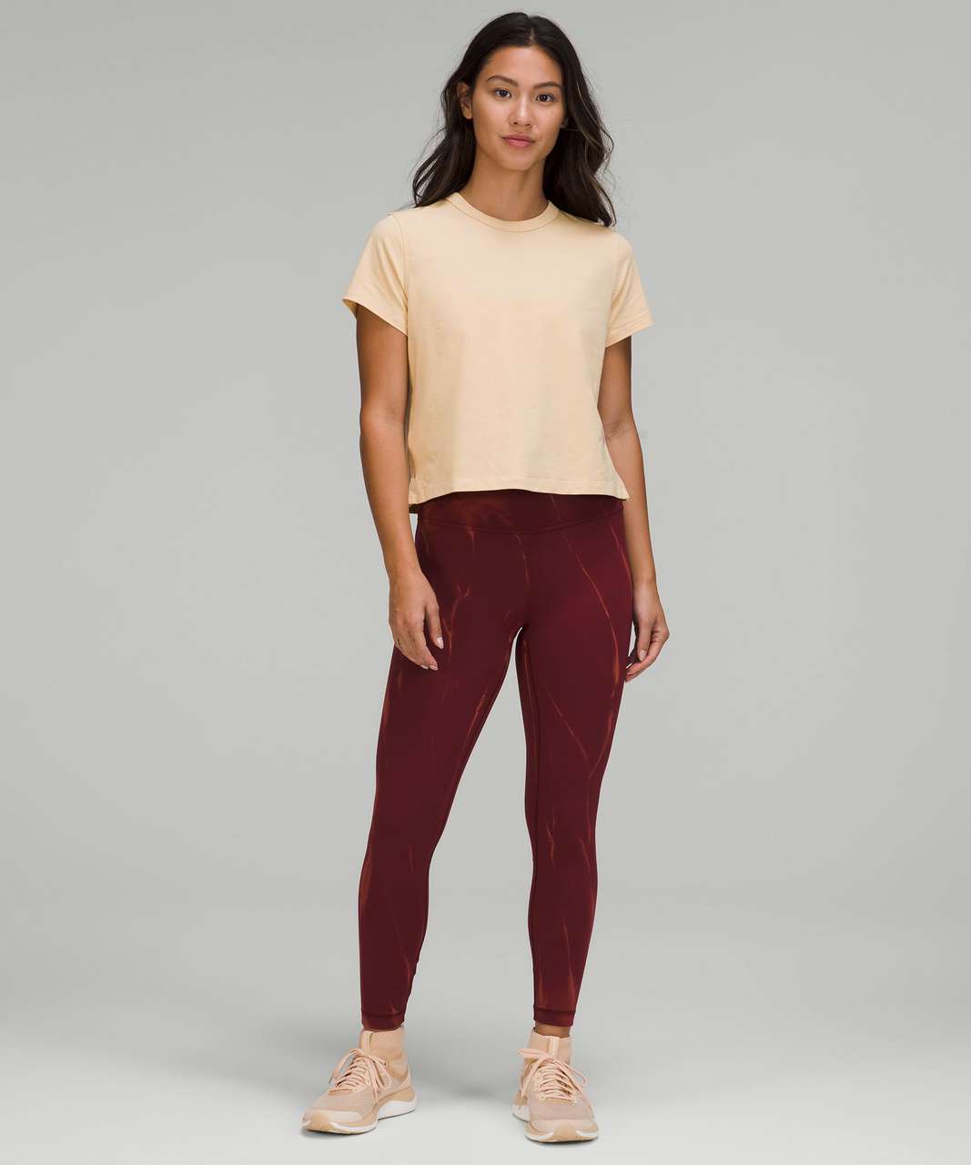 Lululemon Classic-Fit Cotton-Blend T-Shirt - Prosecco - lulu fanatics