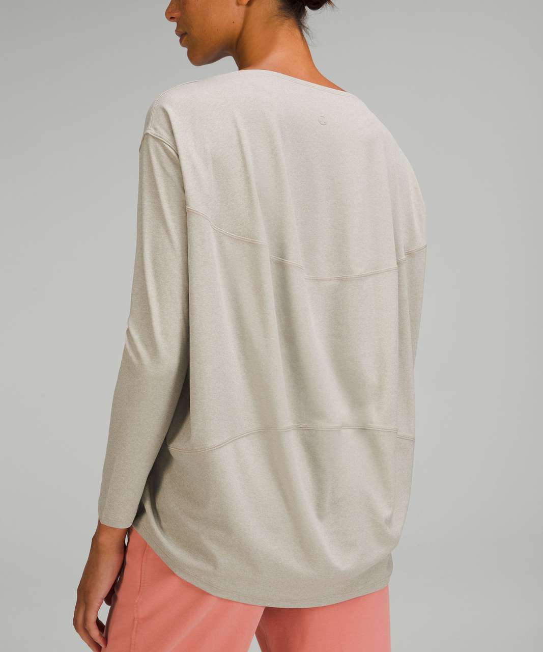 Lululemon Back in Action Long Sleeve Shirt *Nulu - Heathered Rhino