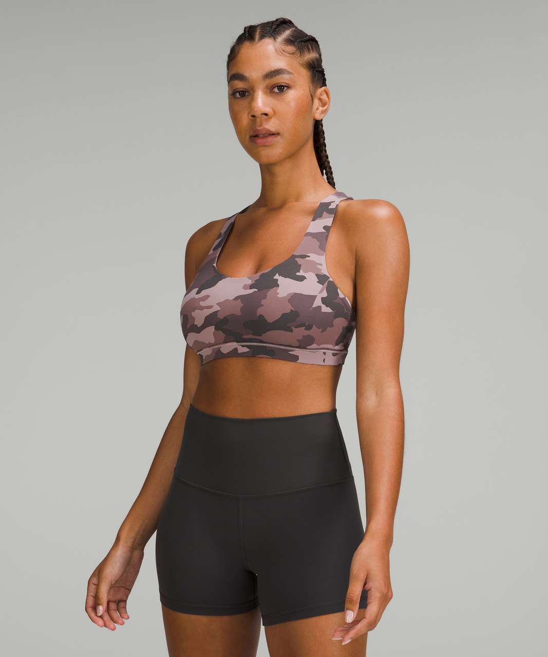 Lululemon Free to Be Serene Bra *Light Support, C/D Cup - Cheetah Camo  Antique White Multi - lulu fanatics