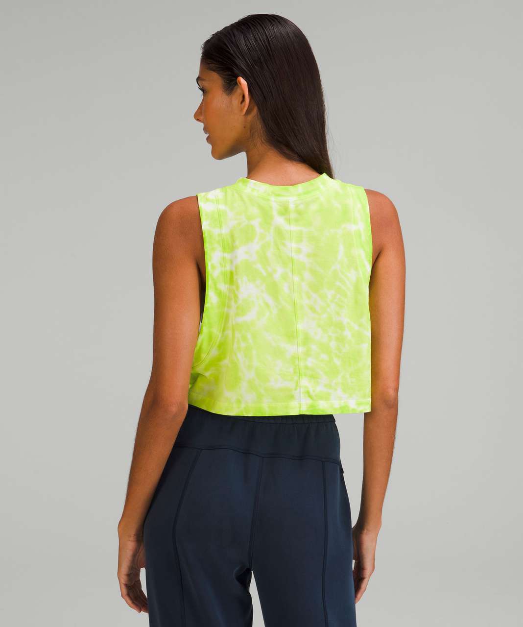 Lululemon All Yours Cotton T Shirt Marmoleado Tie Dye Eccentric Lime W -  beyond exchange