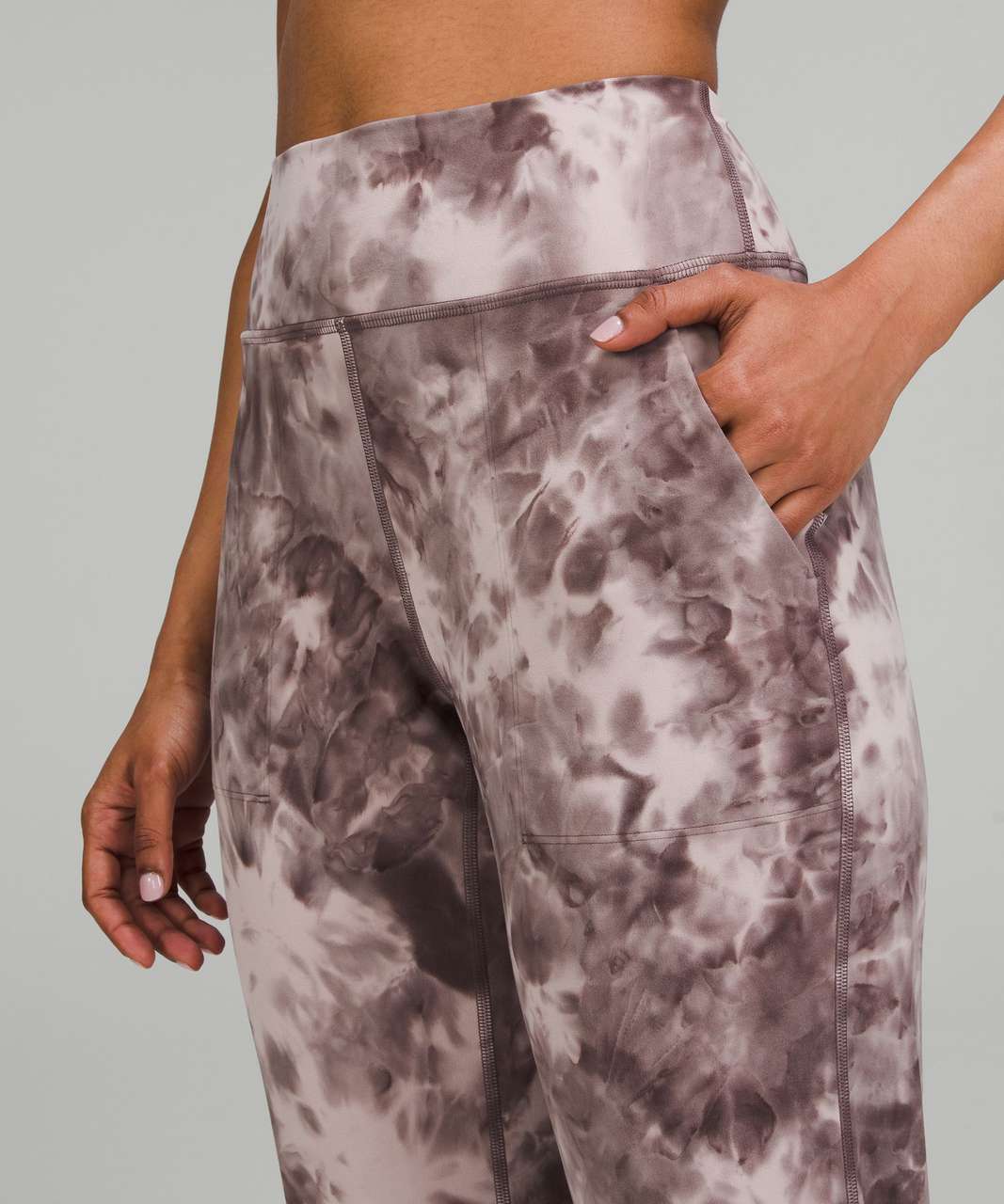 Lululemon Align High-Rise Cropped Jogger - Diamond Dye Mink Bery Lunar Rock Shadow Grey