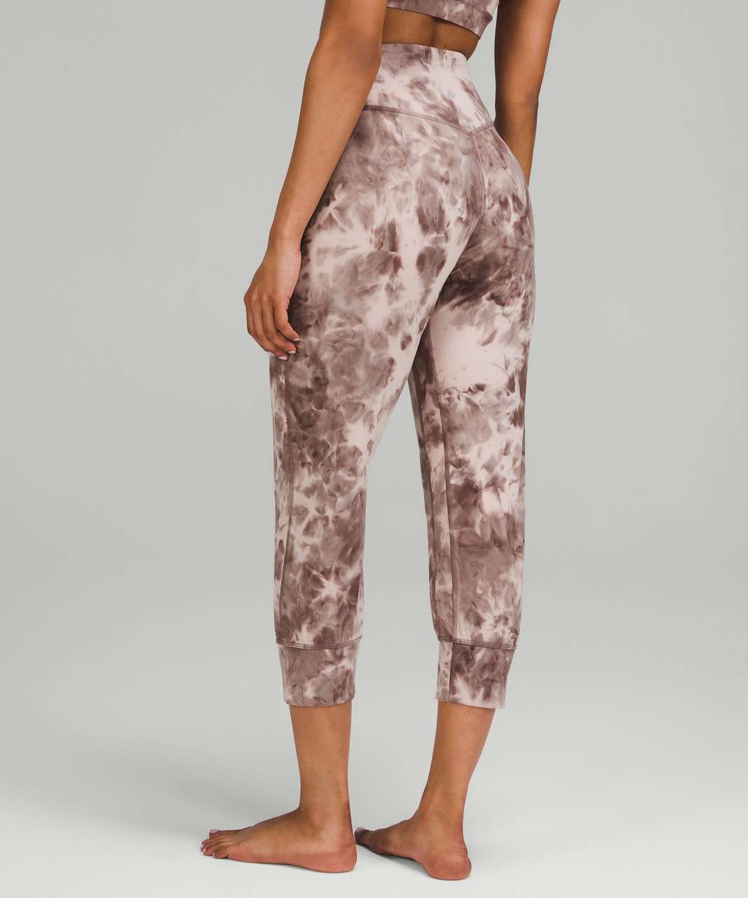 Lululemon Align High-Rise Cropped Jogger - Diamond Dye Mink Bery Lunar Rock  Shadow Grey - lulu fanatics