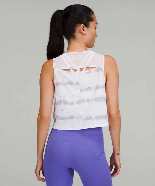 Lululemon Athletic Sculpt Cropped Tank Top Sunny Coral NWT Women's