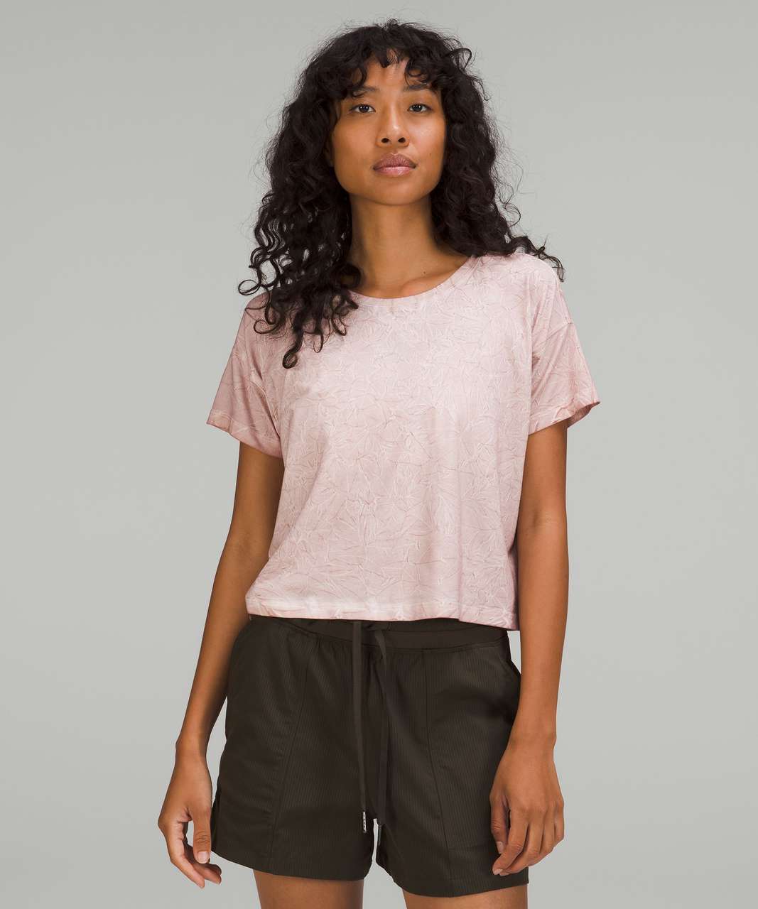 Lululemon Cates T-Shirt - Summit Wash Smoky Topaz - lulu fanatics