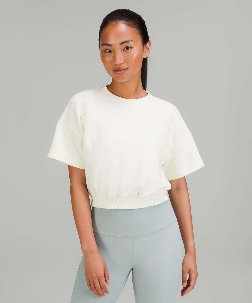 Lululemon Modal-Blend Yoga Short Sleeve Shirt - Lemon Sorbet - lulu fanatics
