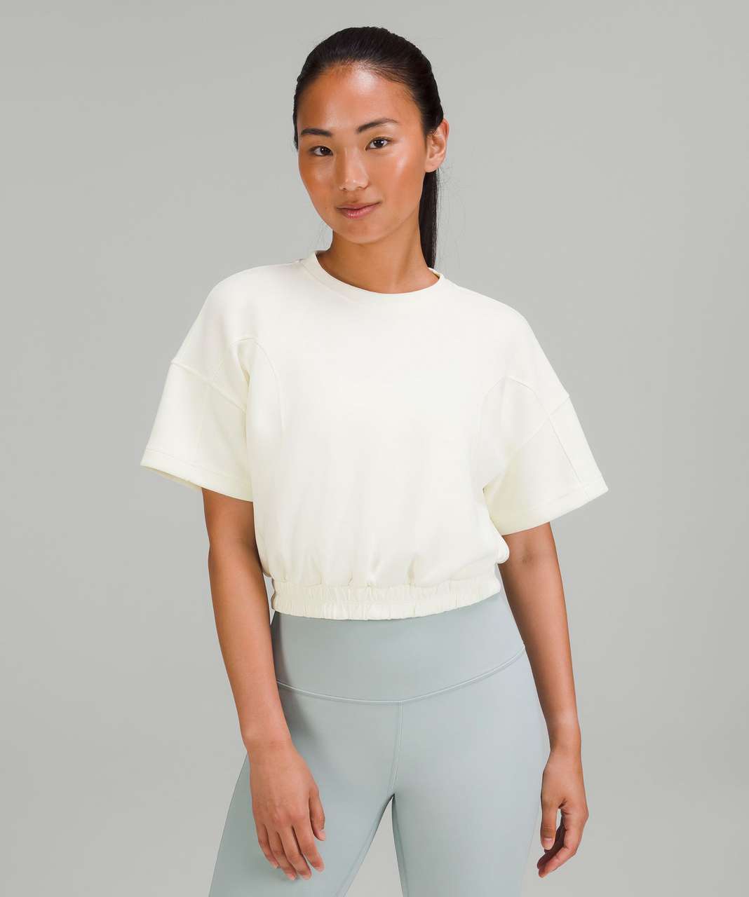 Lululemon Softstreme Gathered T-Shirt - Lemon Sorbet - lulu fanatics