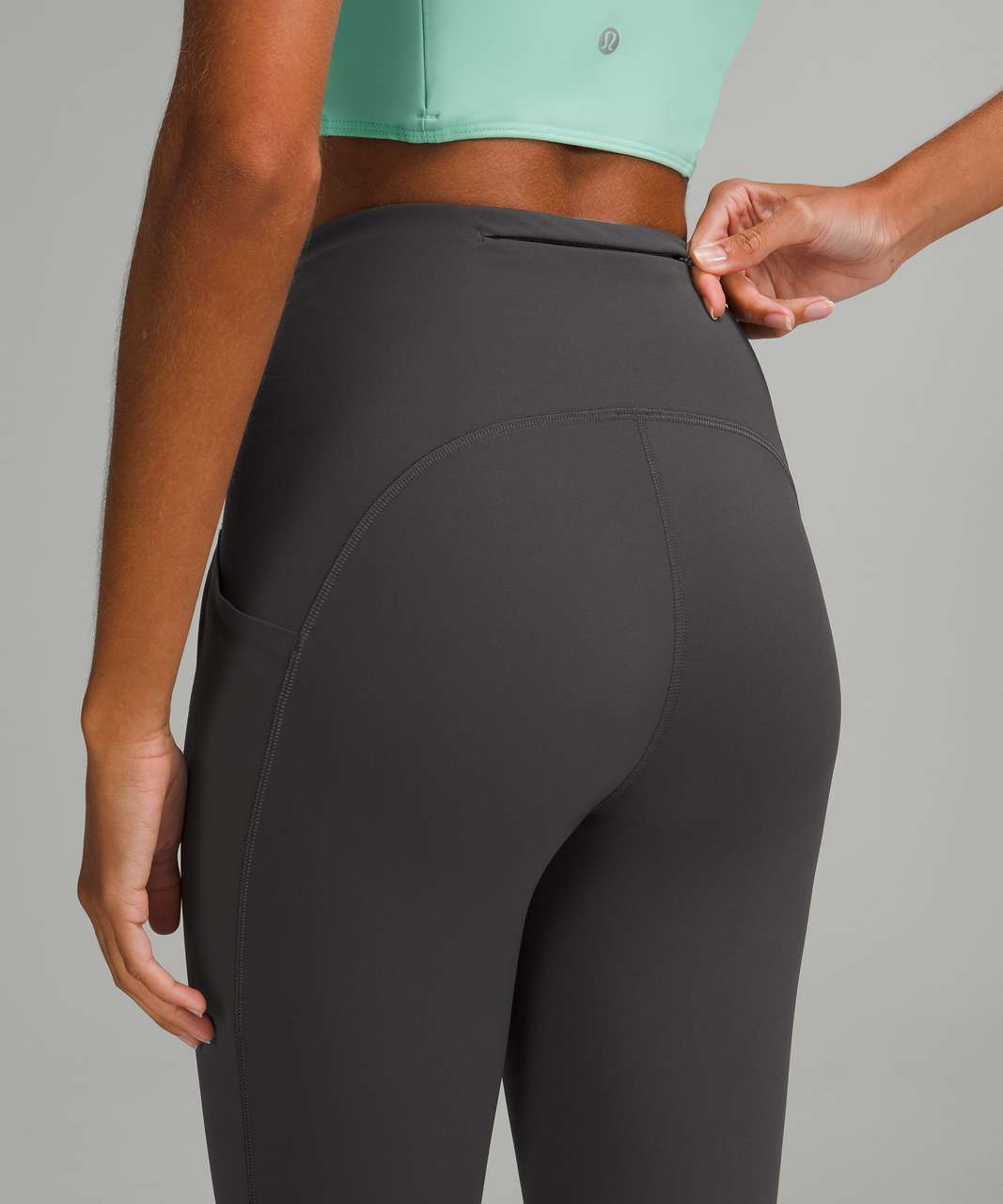 Lululemon Swift Speed High-Rise Crop 23" - Graphite Grey