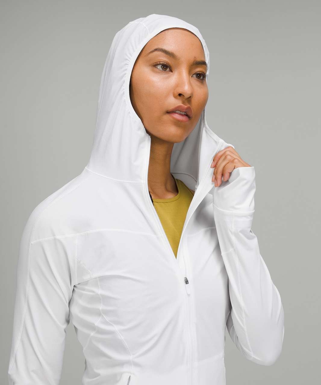 Lululemon Mist Over Windbreaker - White - lulu fanatics