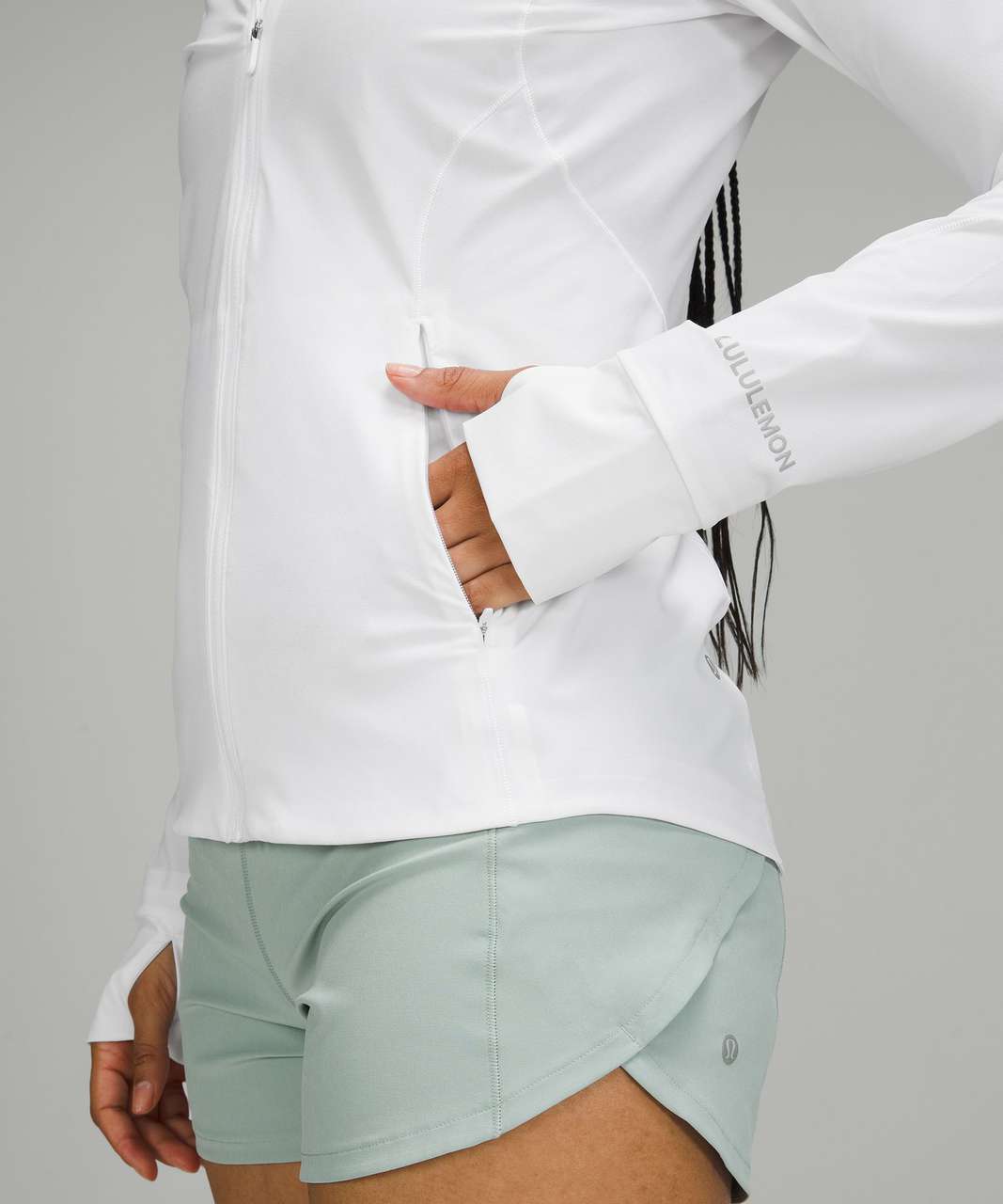 Lululemon Mist Over Windbreaker - White - lulu fanatics