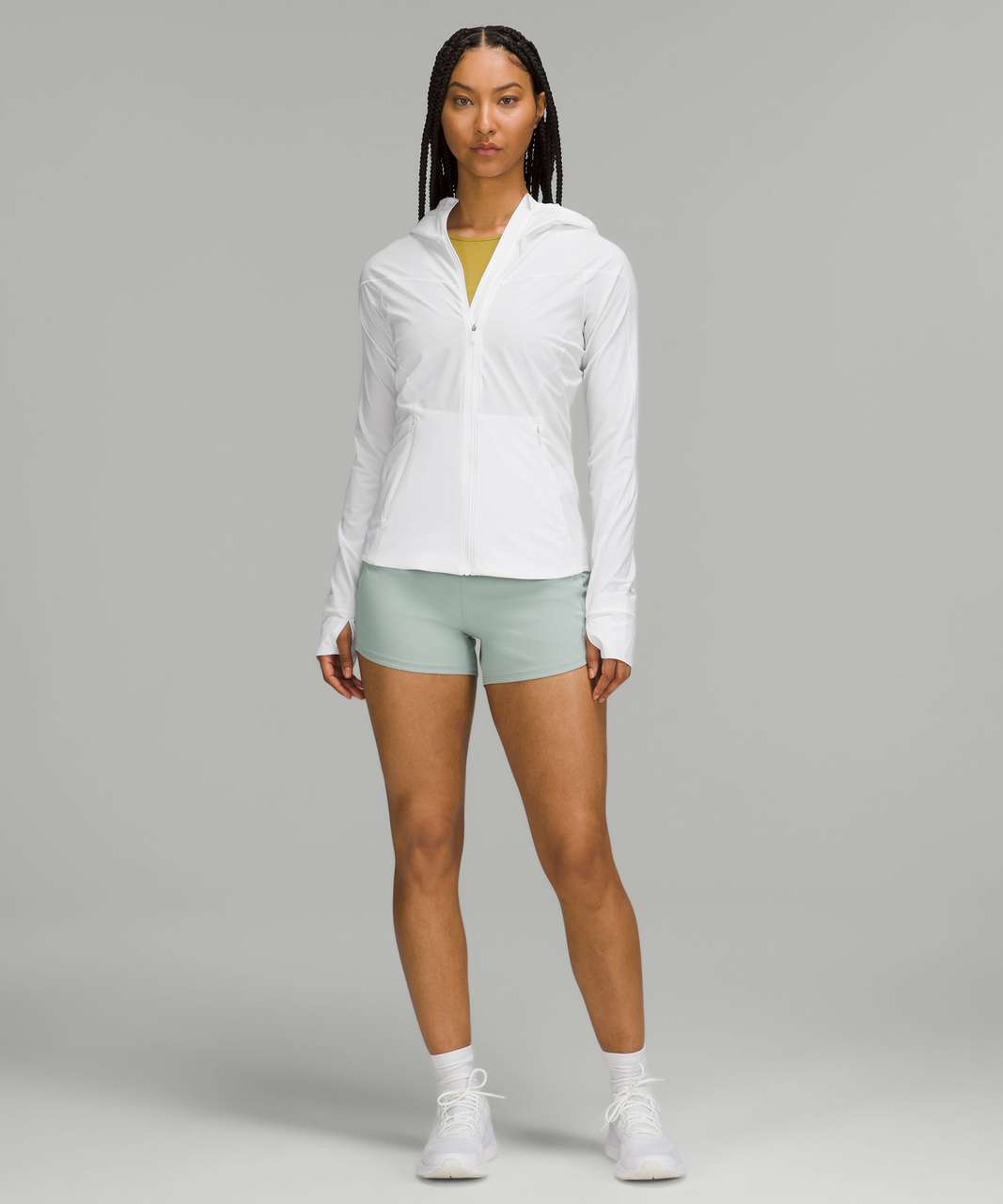 Lululemon Mist Over Windbreaker White - $41 (72% Off Retail