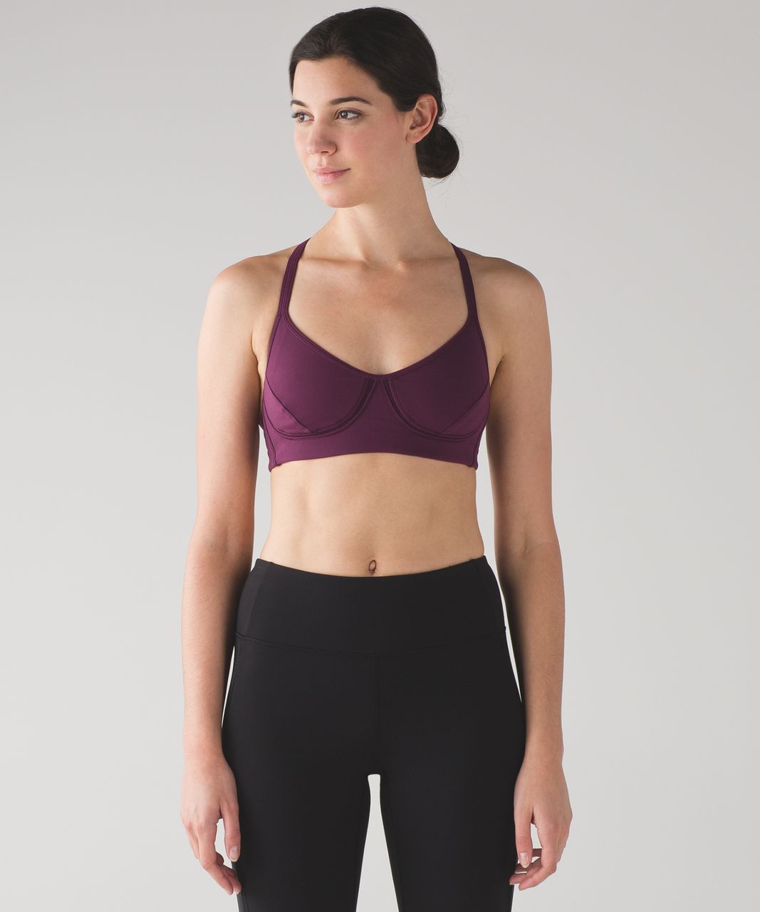 Lululemon Deep Breath Bra - Plum