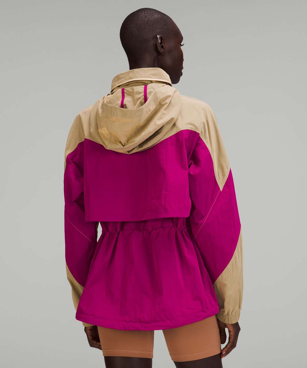 Lululemon Evergreen Anorak - Prosecco / Ripened Raspberry - lulu fanatics