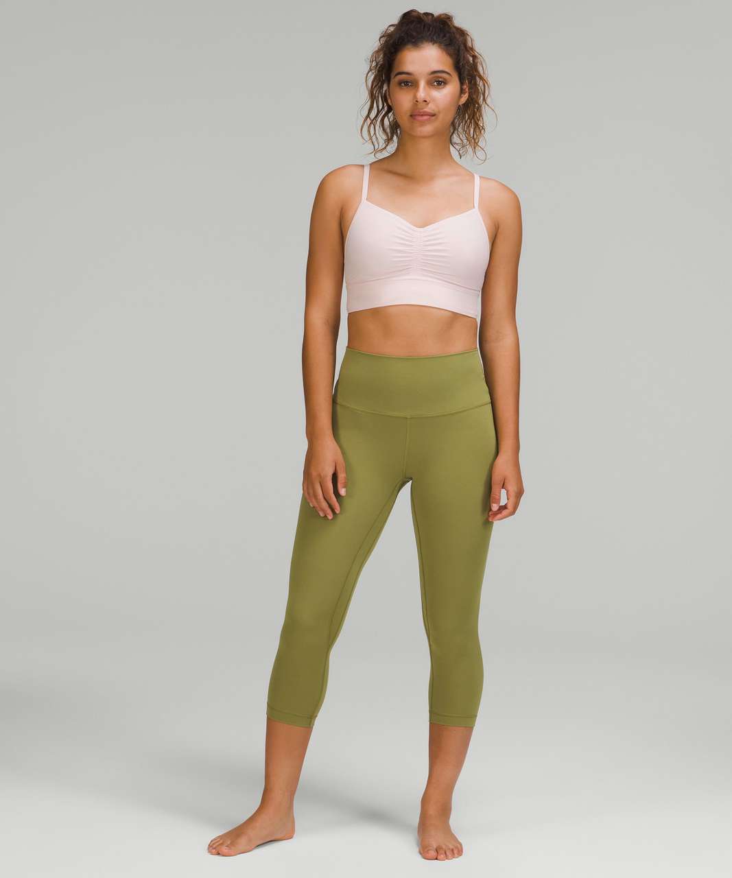 Lululemon Nulu Front-Gather Yoga Bra *Light Support, B/C Cup - Strawberry  Milkshake - lulu fanatics