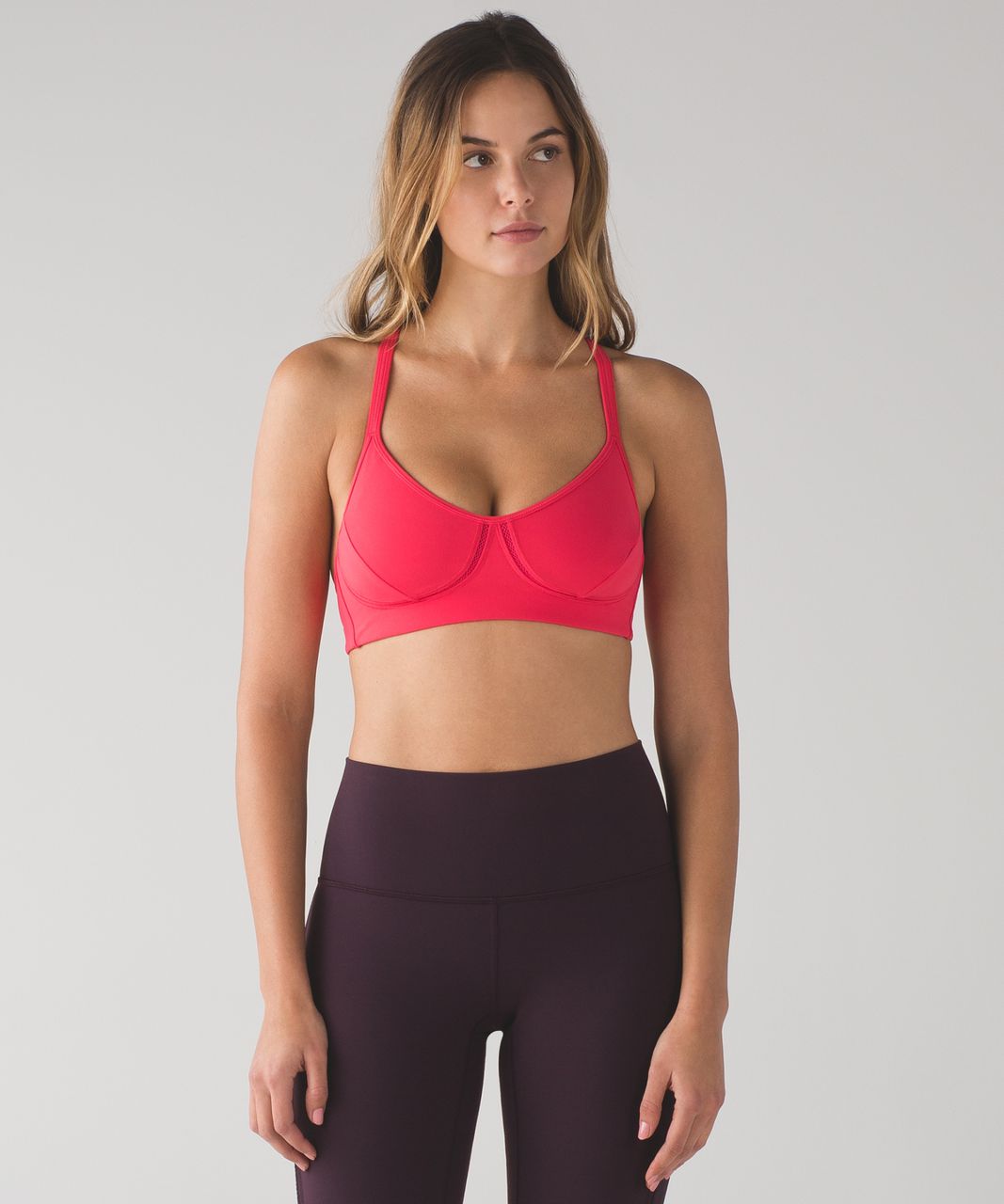 Lululemon Deep Breath Bra - Lush Coral