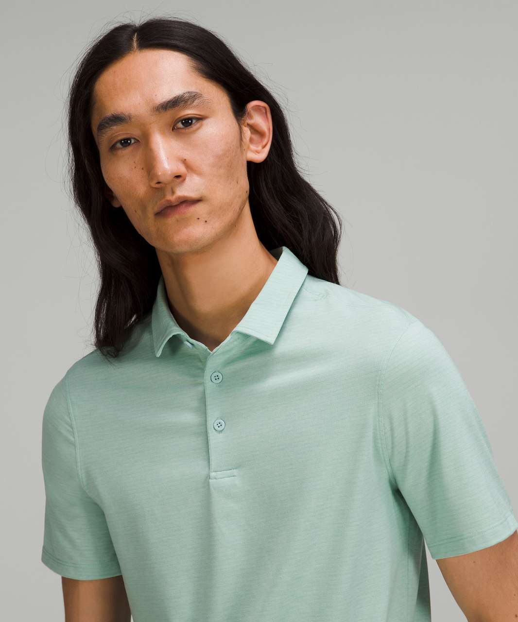 Lululemon Evolution Polo - Willow Green - lulu fanatics