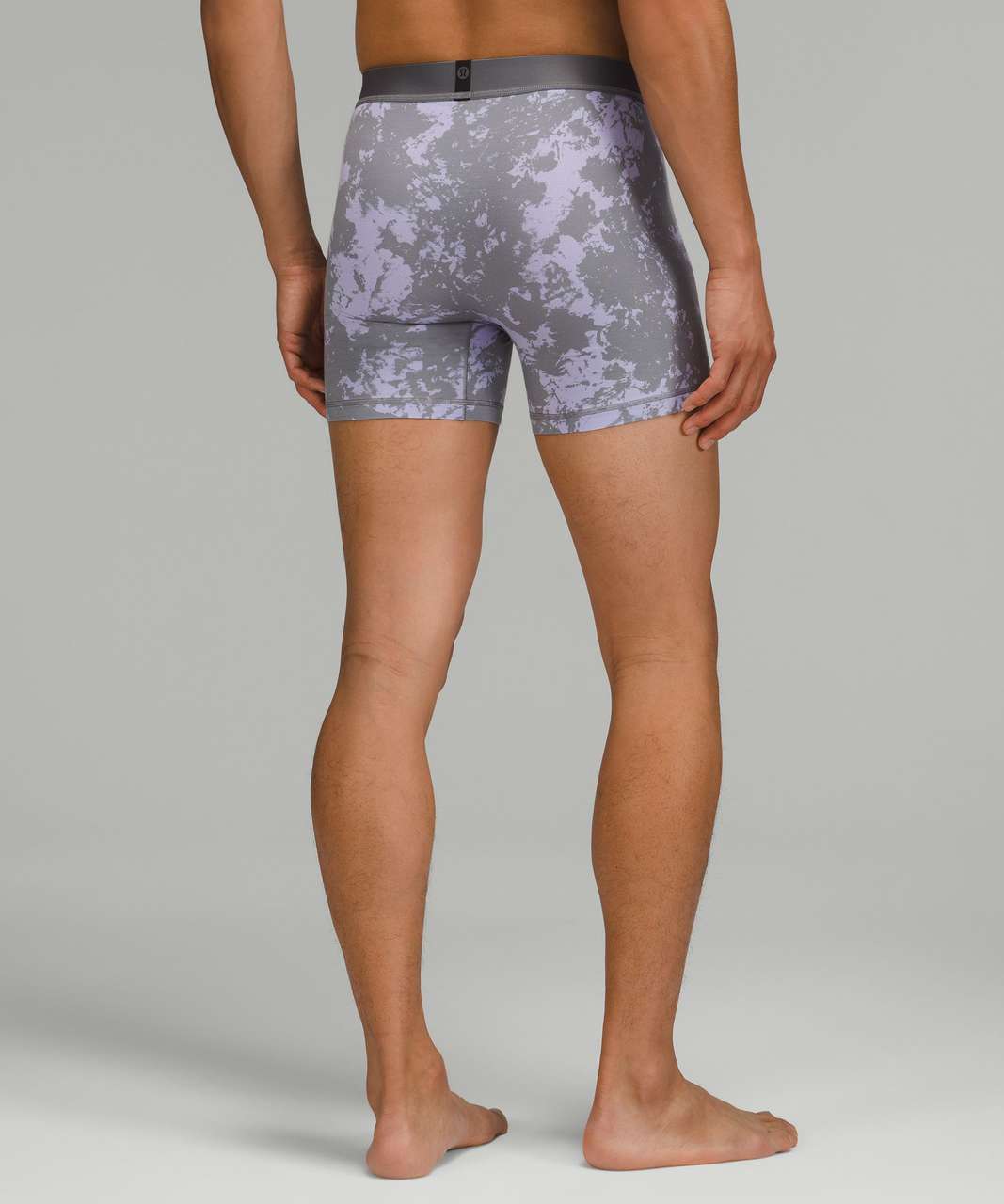 Lululemon Always In Motion Boxer 5" - Spectral Lilac Smoke Asphalt Grey