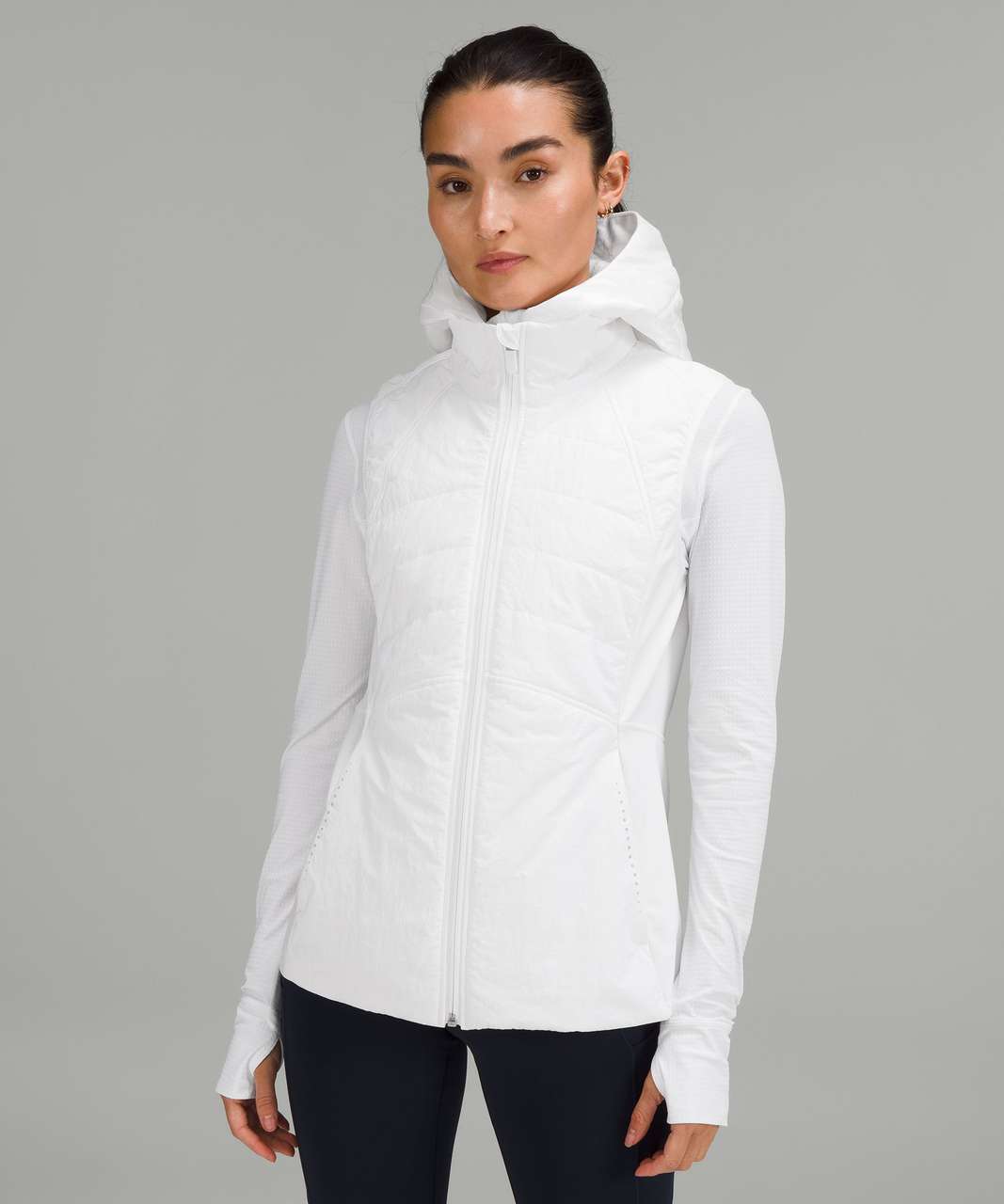 Lululemon Another Mile Vest - White - lulu fanatics