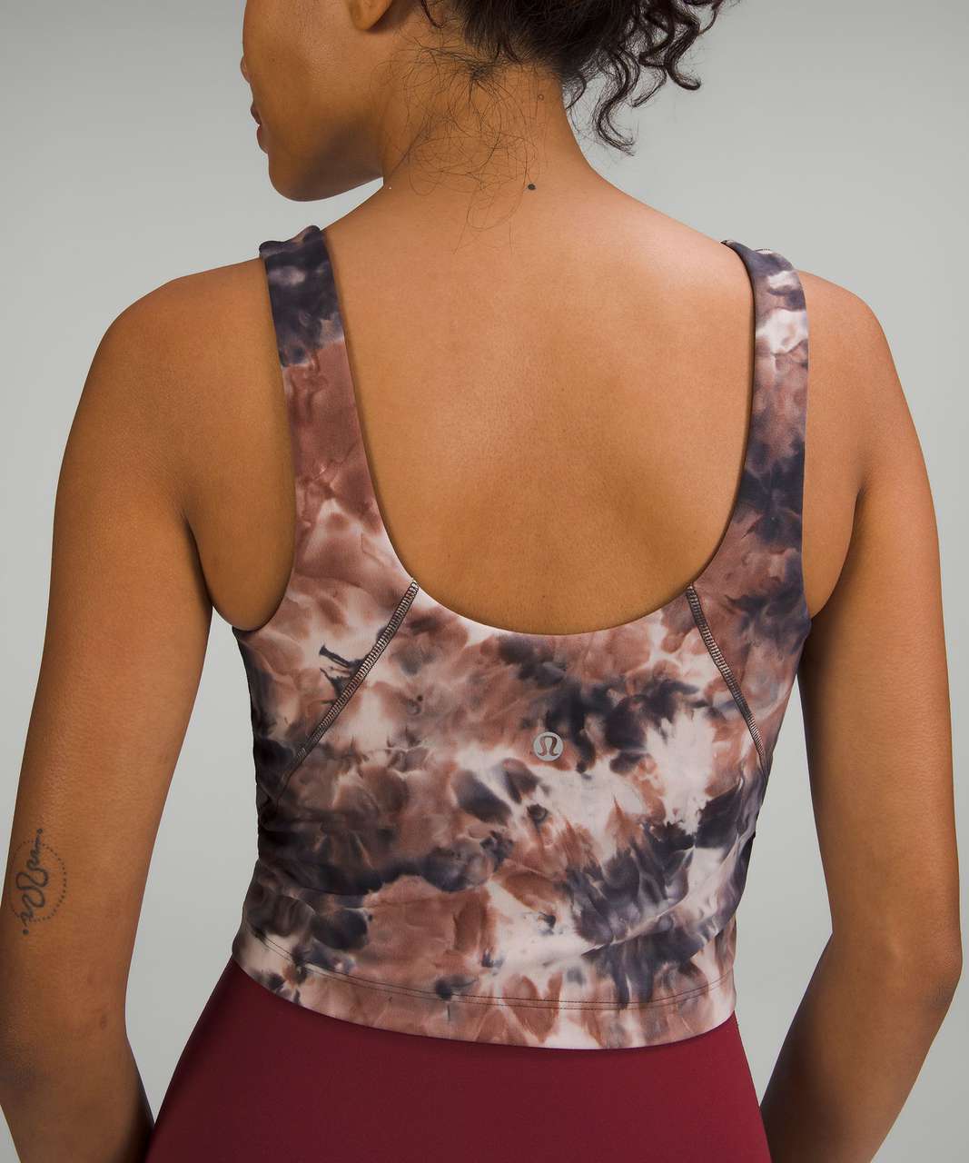 Lululemon Align™ Reversible Bra Light Support, A/b Cup In Diamond Dye  Seashell Smoky Topaz Graphite Grey/graphite Grey