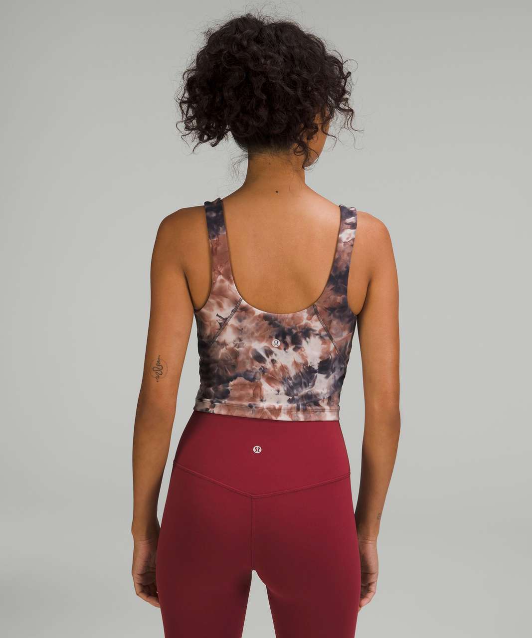 Lululemon Align High-Rise Short 6 - Diamond Dye Seashell Smoky Topaz  Graphite Grey - lulu fanatics