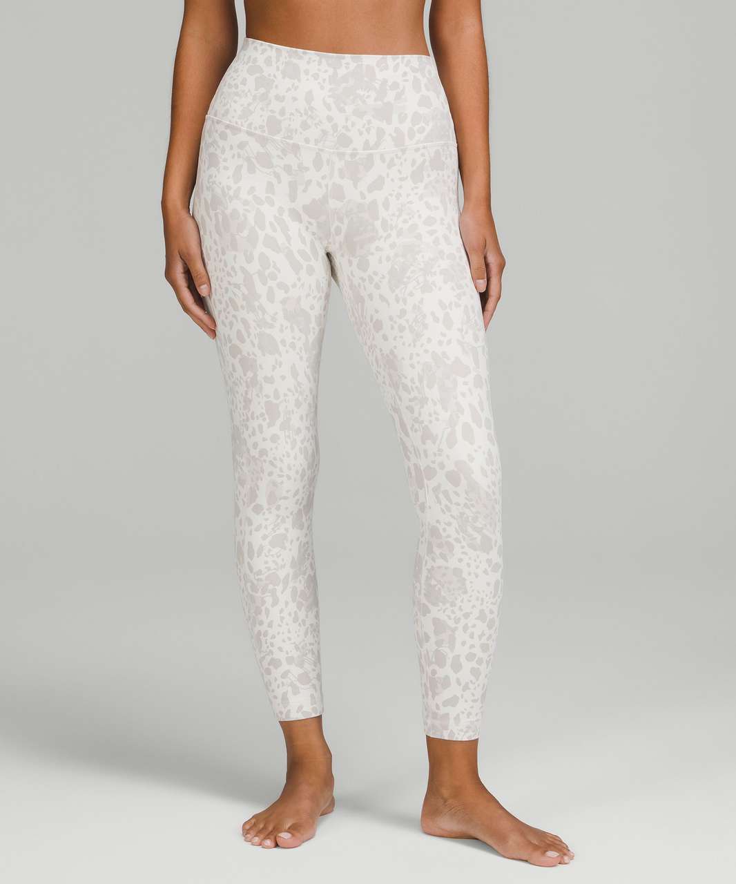 Lululemon Align High-Rise Pant 25 - Cheetah Camo Antique White