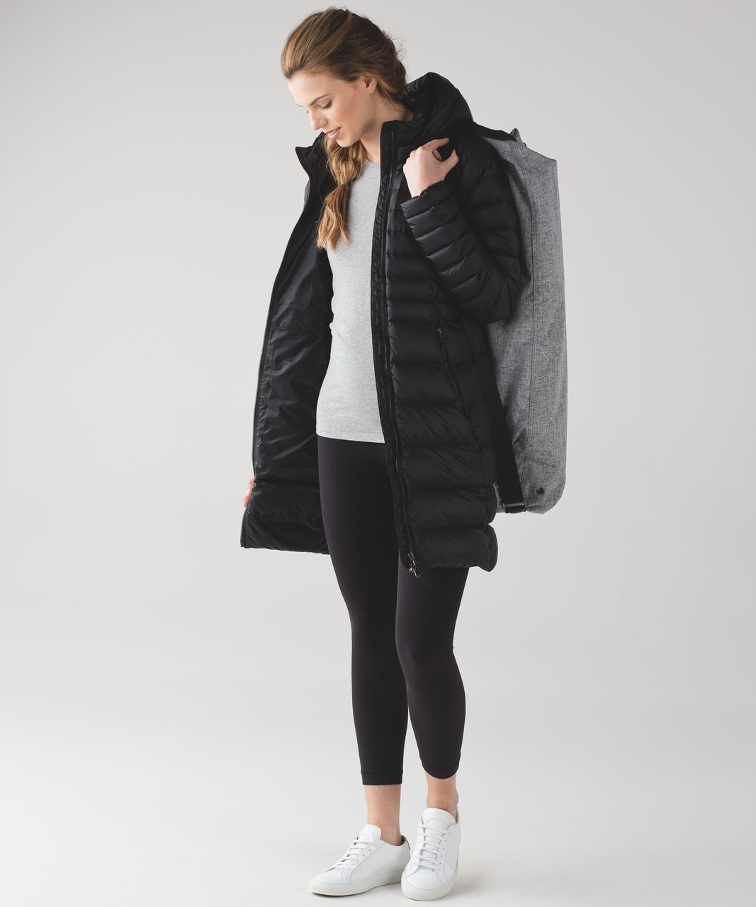 Lululemon The Yoga Bag *14L - Heathered Black