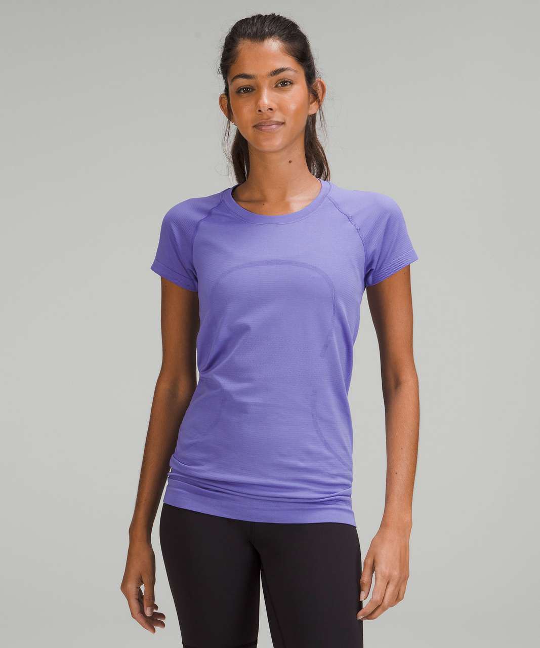 Lululemon Swiftly Tech Long-Sleeve Shirt 2.0 - Dark Lavender / Dark  Lavender - lulu fanatics