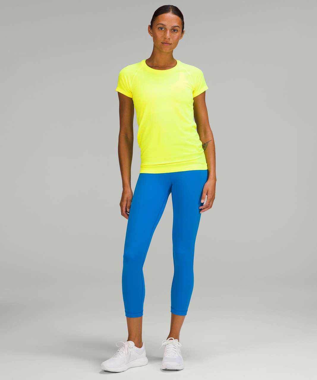 Lululemon Swiftly Tech Short Sleeve Shirt 2.0 - Highlight Yellow / Highlight Yellow